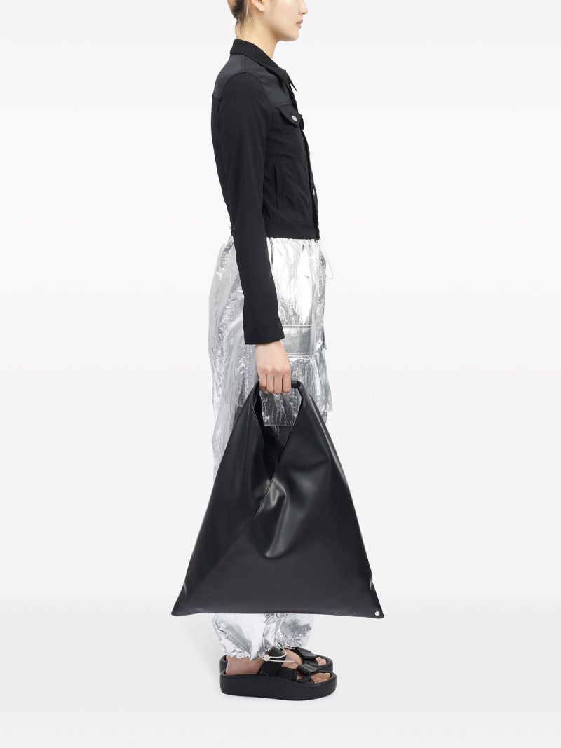 Black Japanese Medium Tote Bag