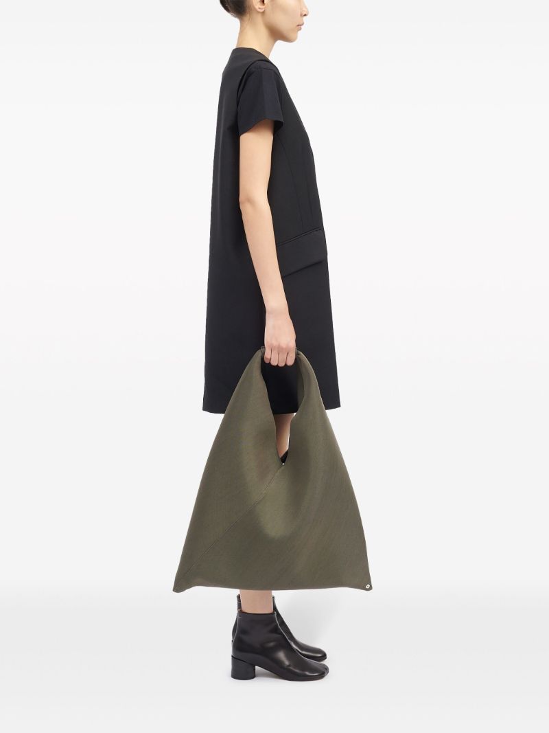 Grey Japanese Canvas Tote Bag