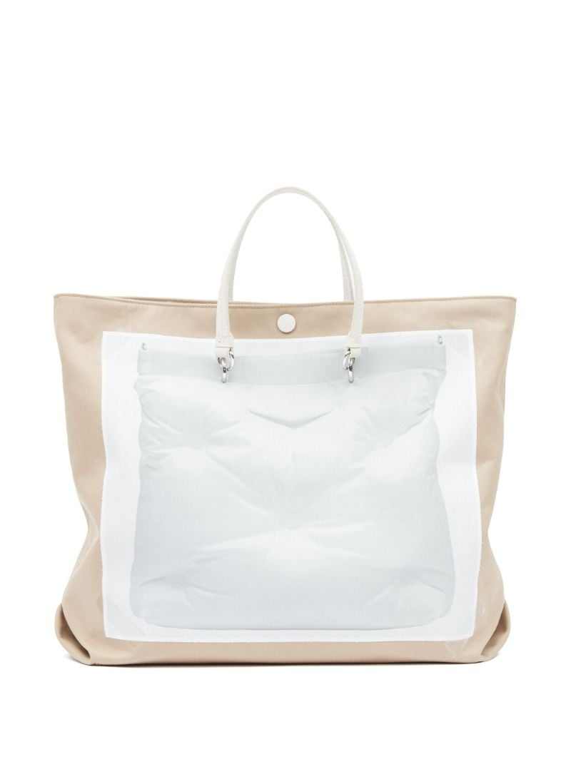 Neutral Glam Slam Trompe L'oeil Tote Bag