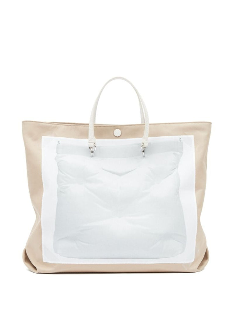 Neutral Glam Slam Trompe L'oeil Tote Bag