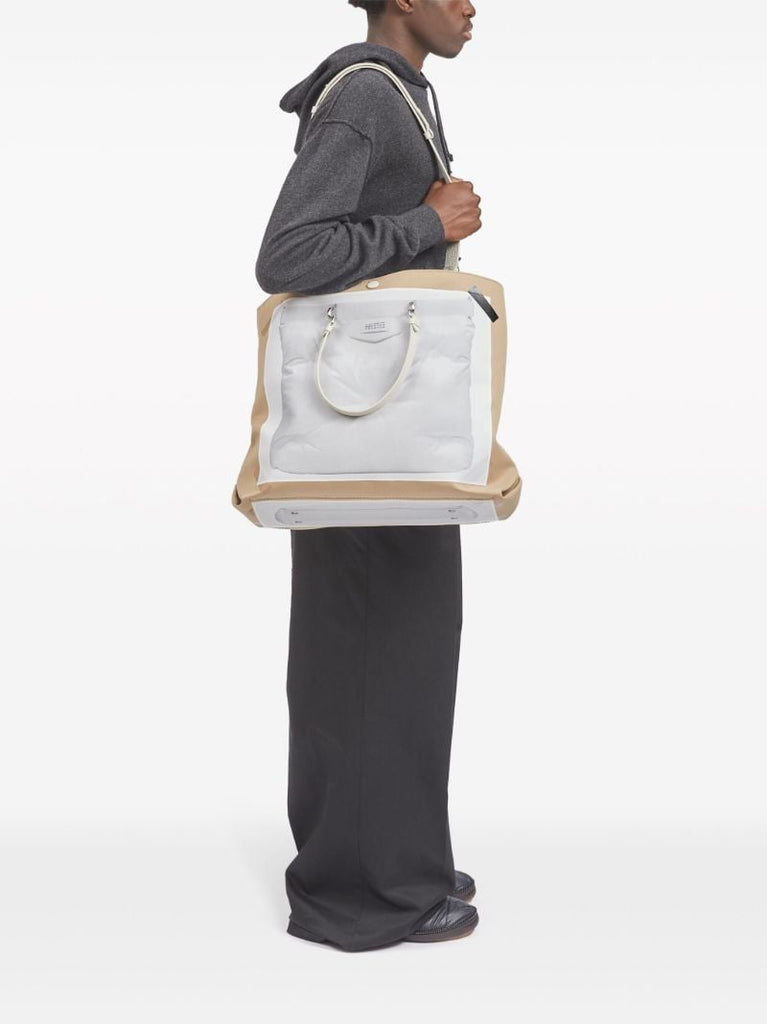 Neutral Glam Slam Trompe L'oeil Tote Bag