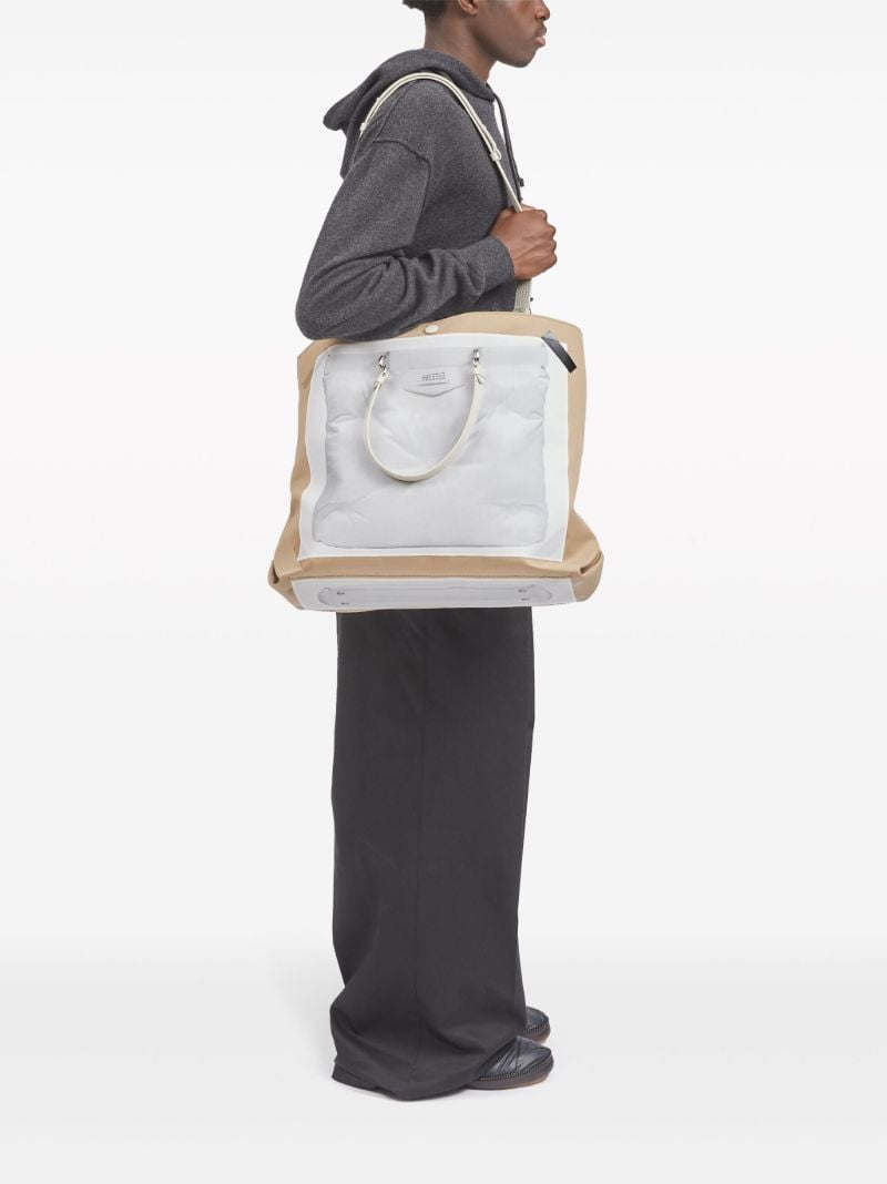 Neutral Glam Slam Trompe L'oeil Tote Bag