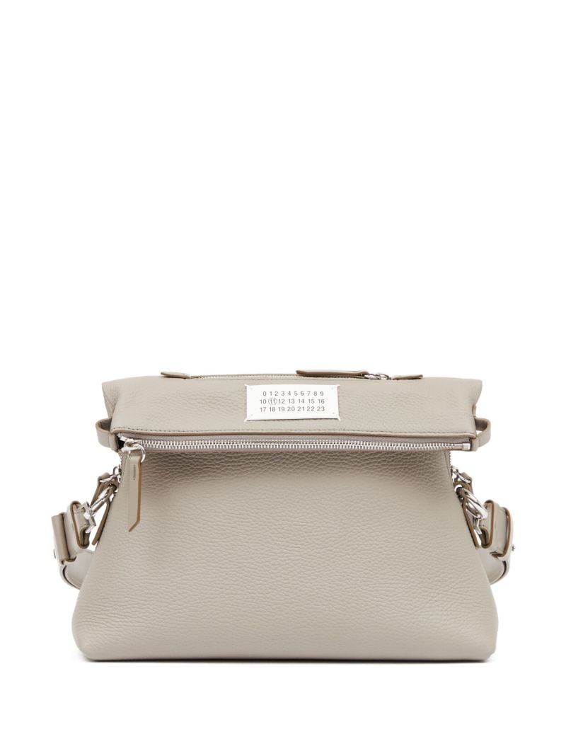 Neutral Soft 5ac Leather Shoulder Bag
