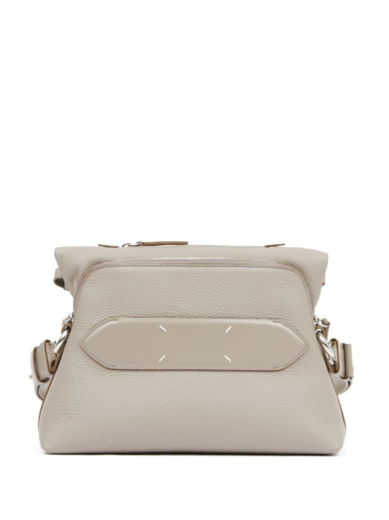 Neutral Soft 5ac Leather Shoulder Bag