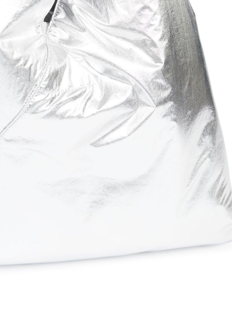 Silver-tone Japanese Tote Bag