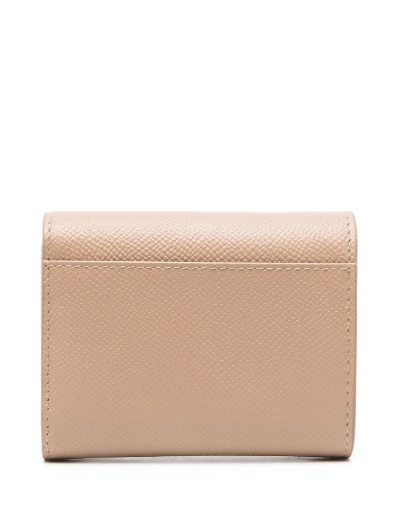 Neutral Four-stitch Leather Wallet