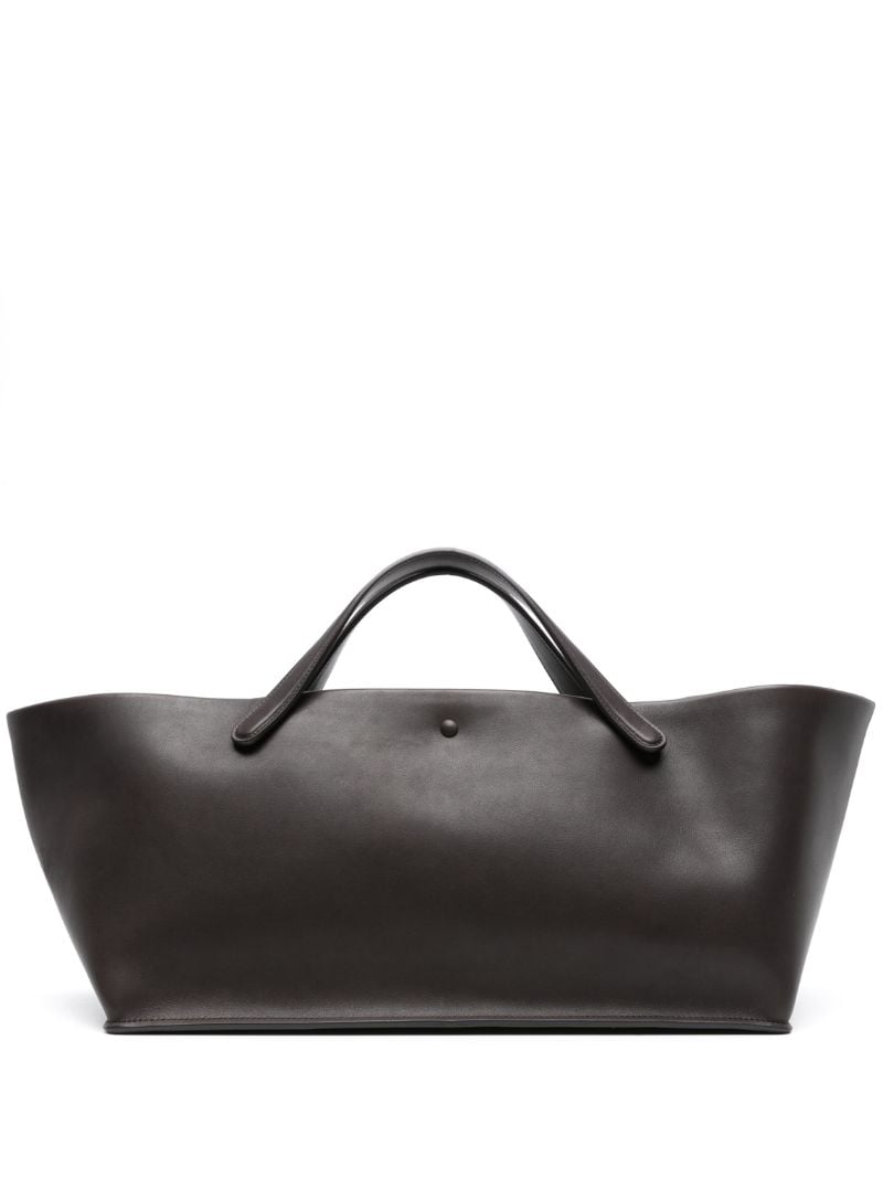 Brown Idaho Leather Tote Bag