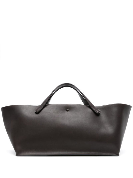 Brown Idaho Leather Tote Bag
