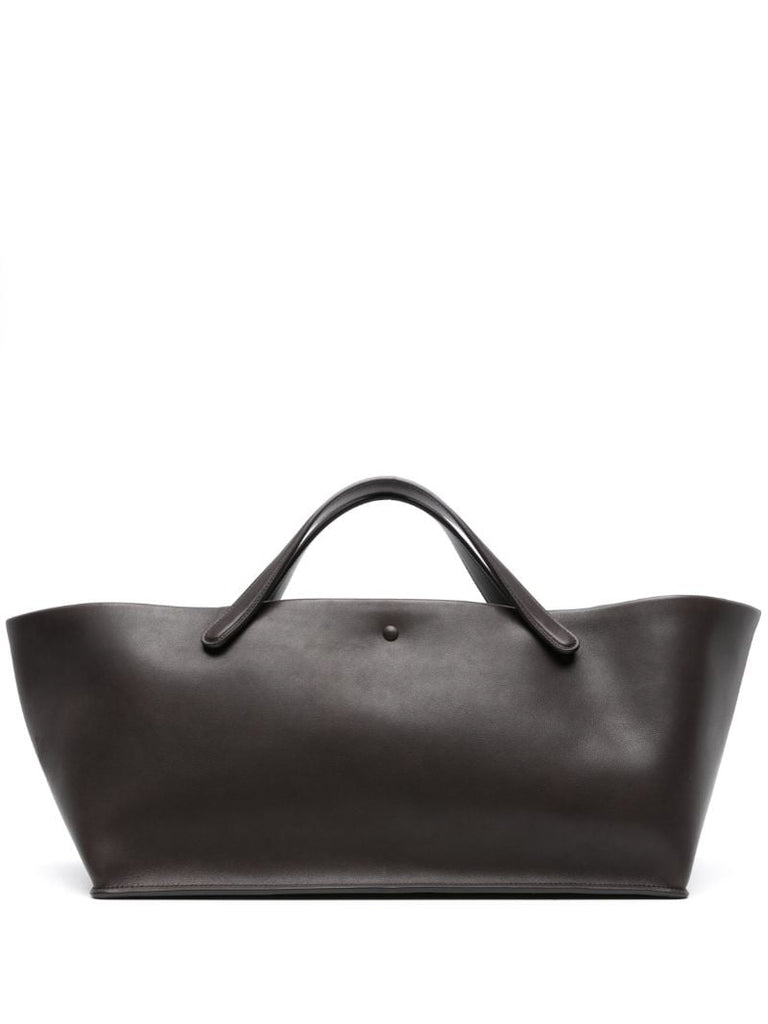 Brown Idaho Leather Tote Bag