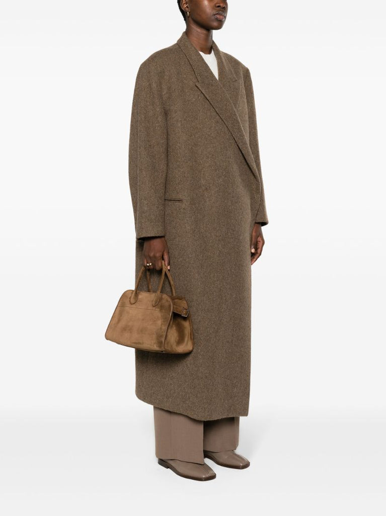 Brown Soft Margaux 10 Suede Tote Bag