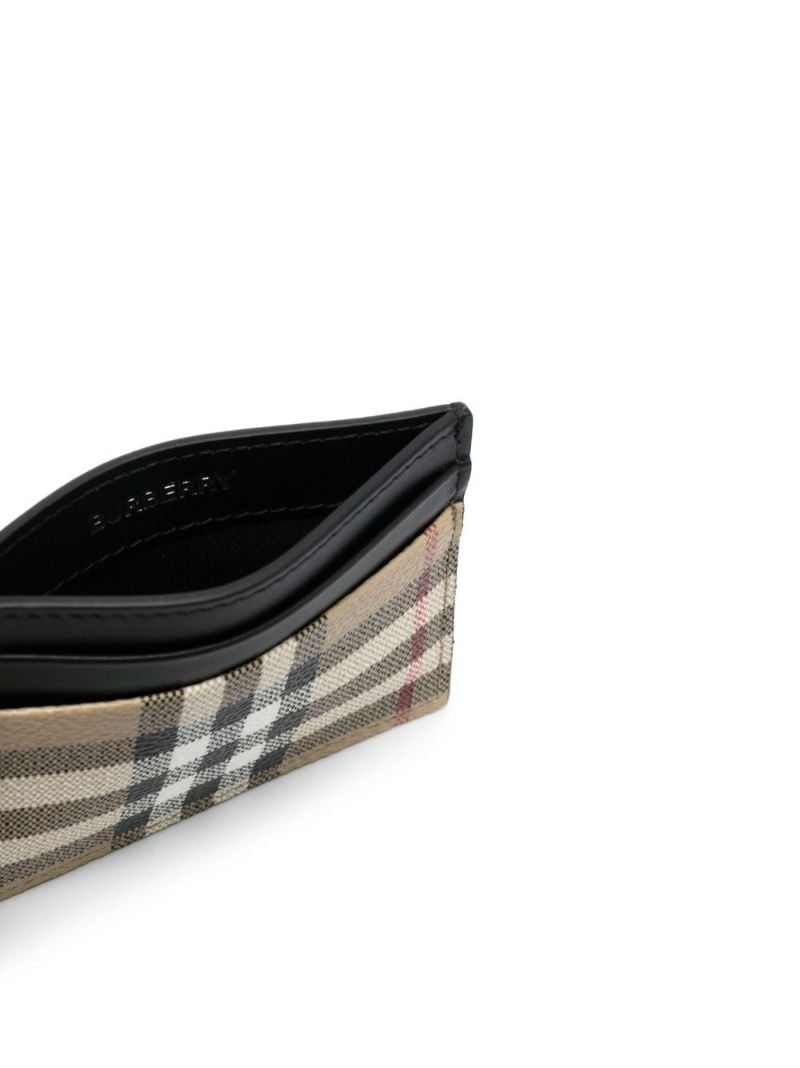 Neutral Vintage Check Cardholder