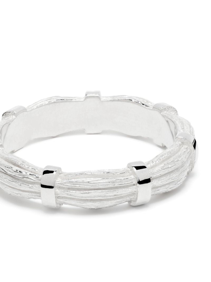 Sterling Silver Bound Willow Band Ring