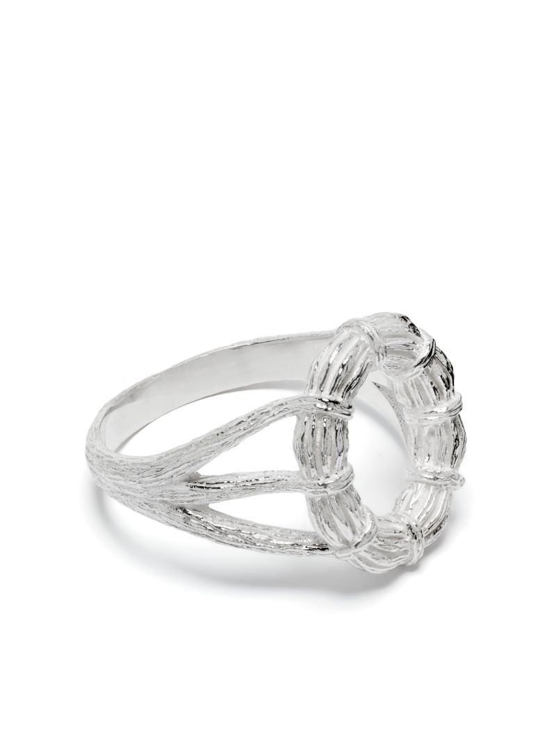 Sterling Silver Mini British Willow Ring