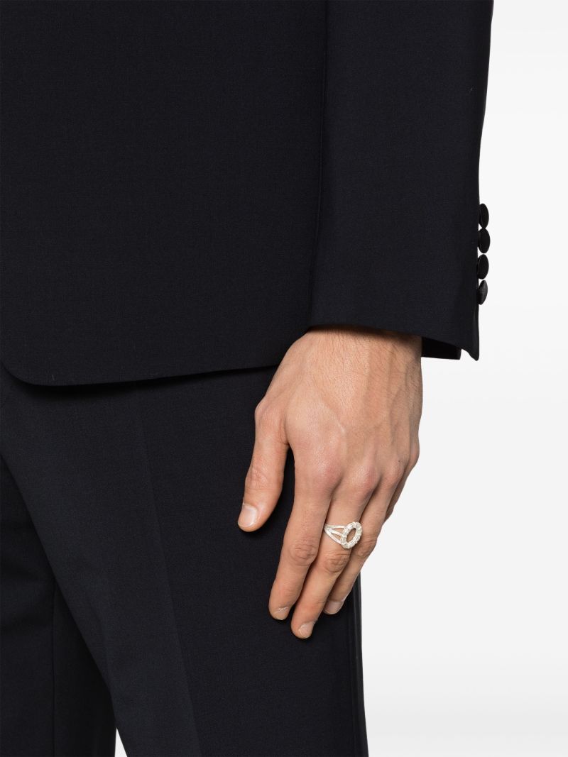 Sterling Silver Mini British Willow Ring