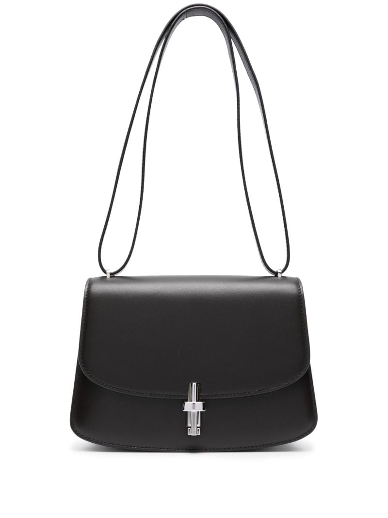 Brown Sofia 8.75 Leather Shoulder Bag