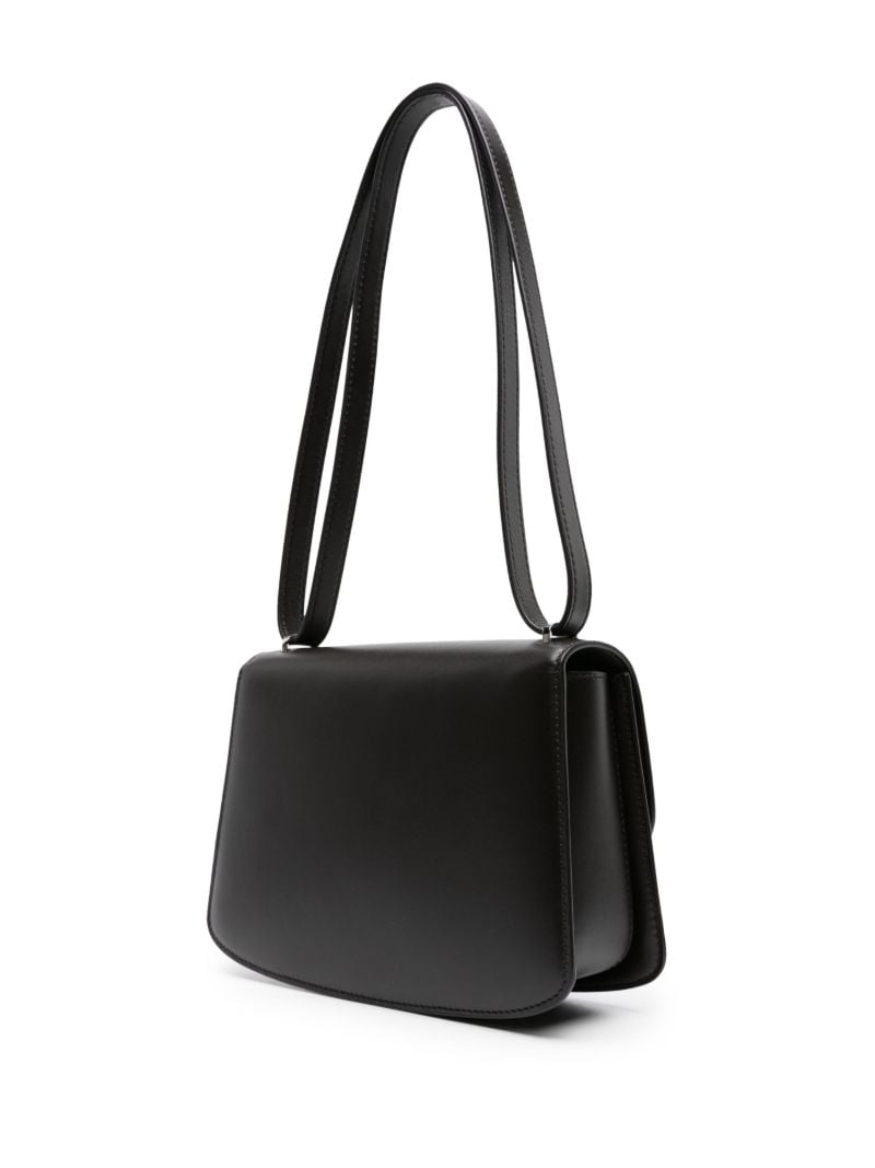 Brown Sofia 8.75 Leather Shoulder Bag