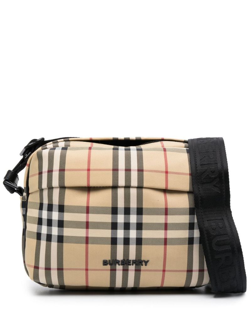 Neutral House Check Cross-body Bag