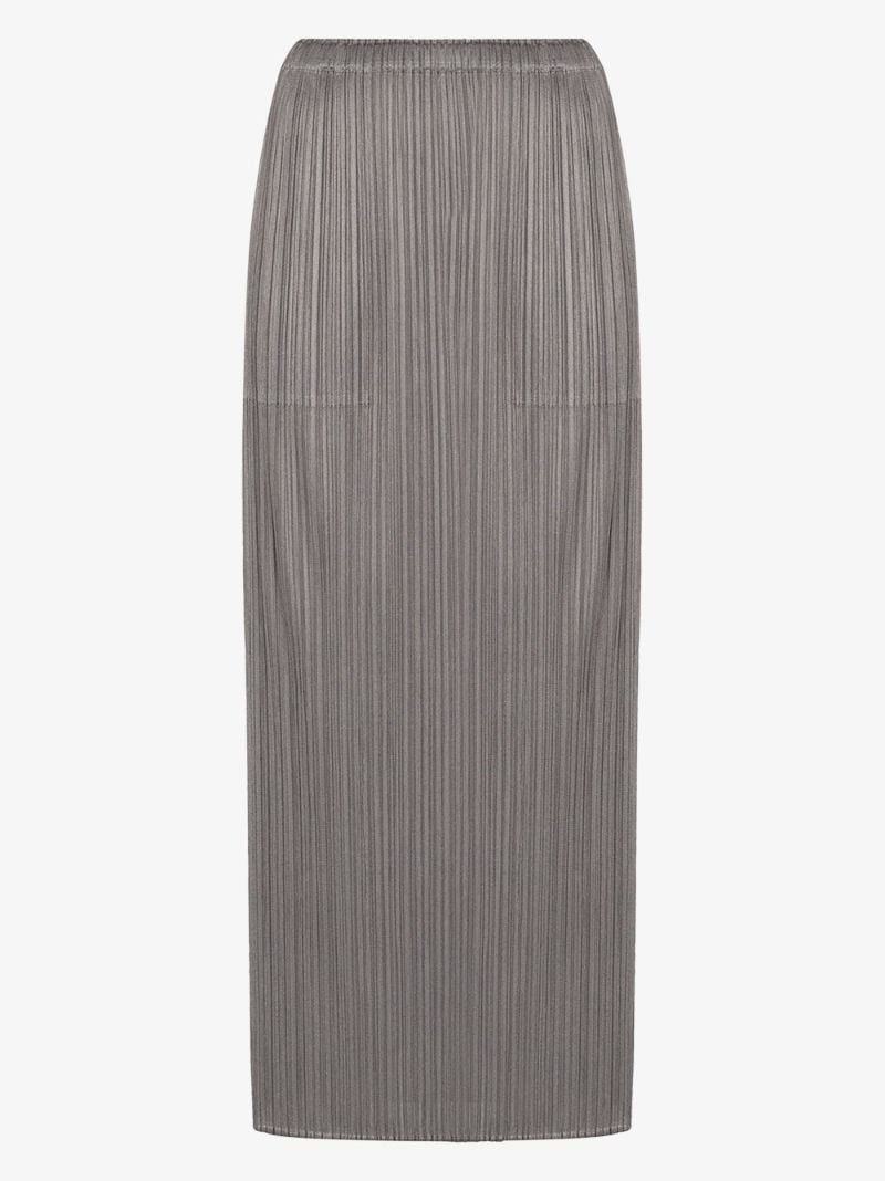 Basics PlissÃ_x0083_Â© Midi Skirt