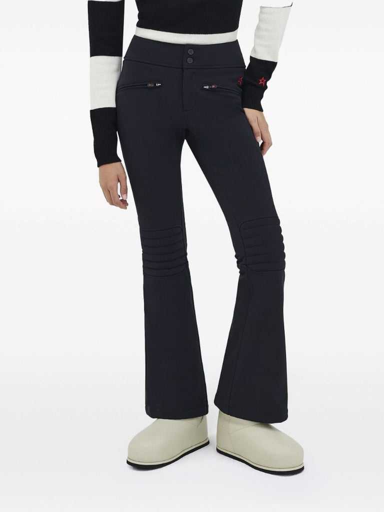 Black Aurora Flared Ski Trousers