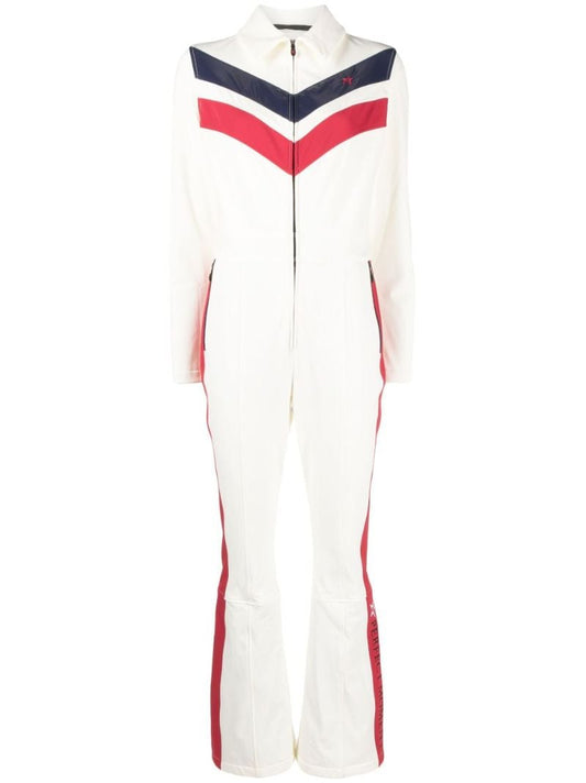 White Montana Flared Ski Suit