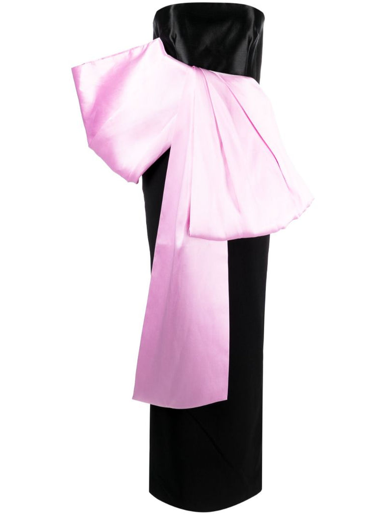 Black Maeve Bow-embellished Dress