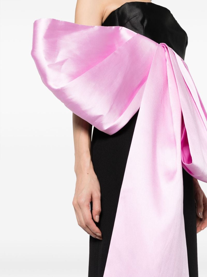 Black Maeve Bow-embellished Dress