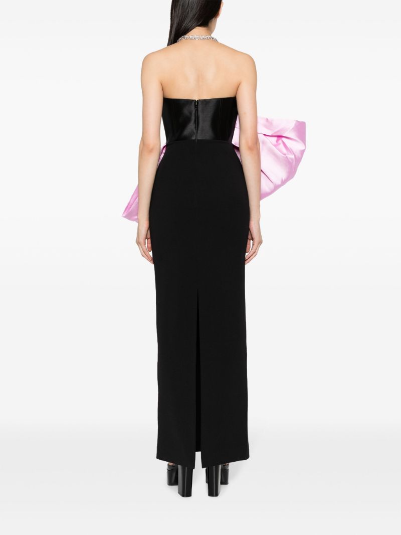 Black Maeve Bow-embellished Dress