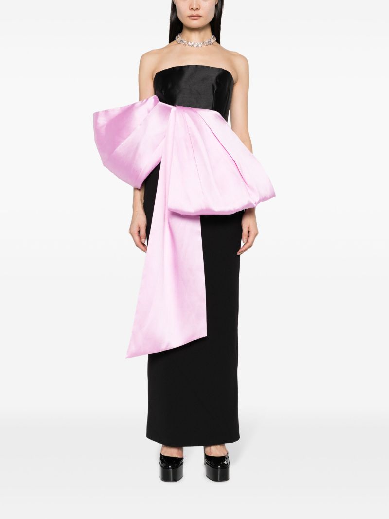 Black Maeve Bow-embellished Dress