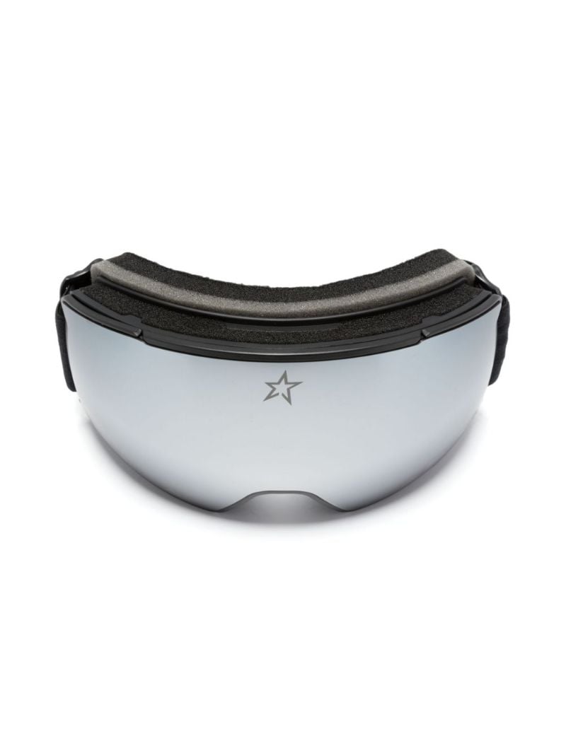 Black Mirrored Ski Goggles