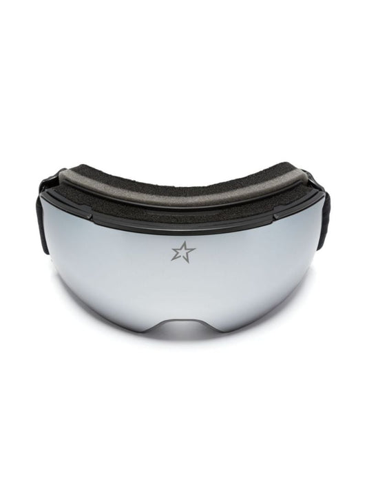 Black Mirrored Ski Goggles