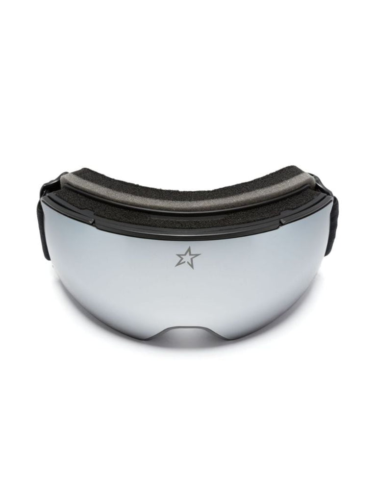 Black Mirrored Ski Goggles