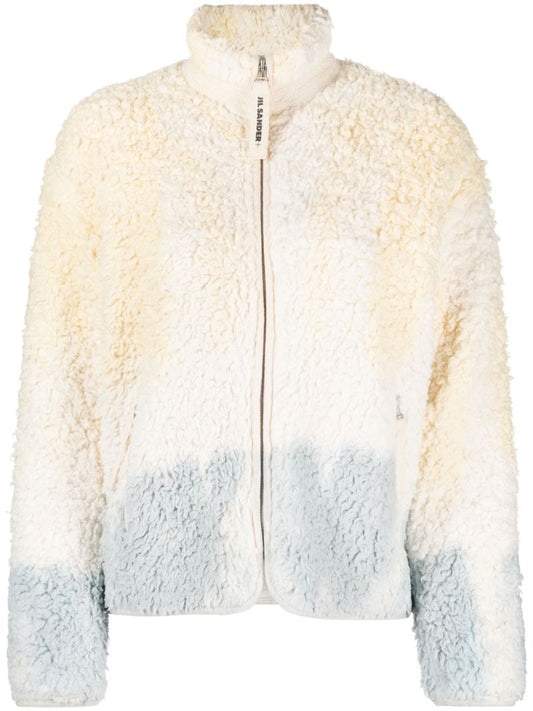 Neutral OmbrÃ_x0083_Â© Fleece Zipped Jacket