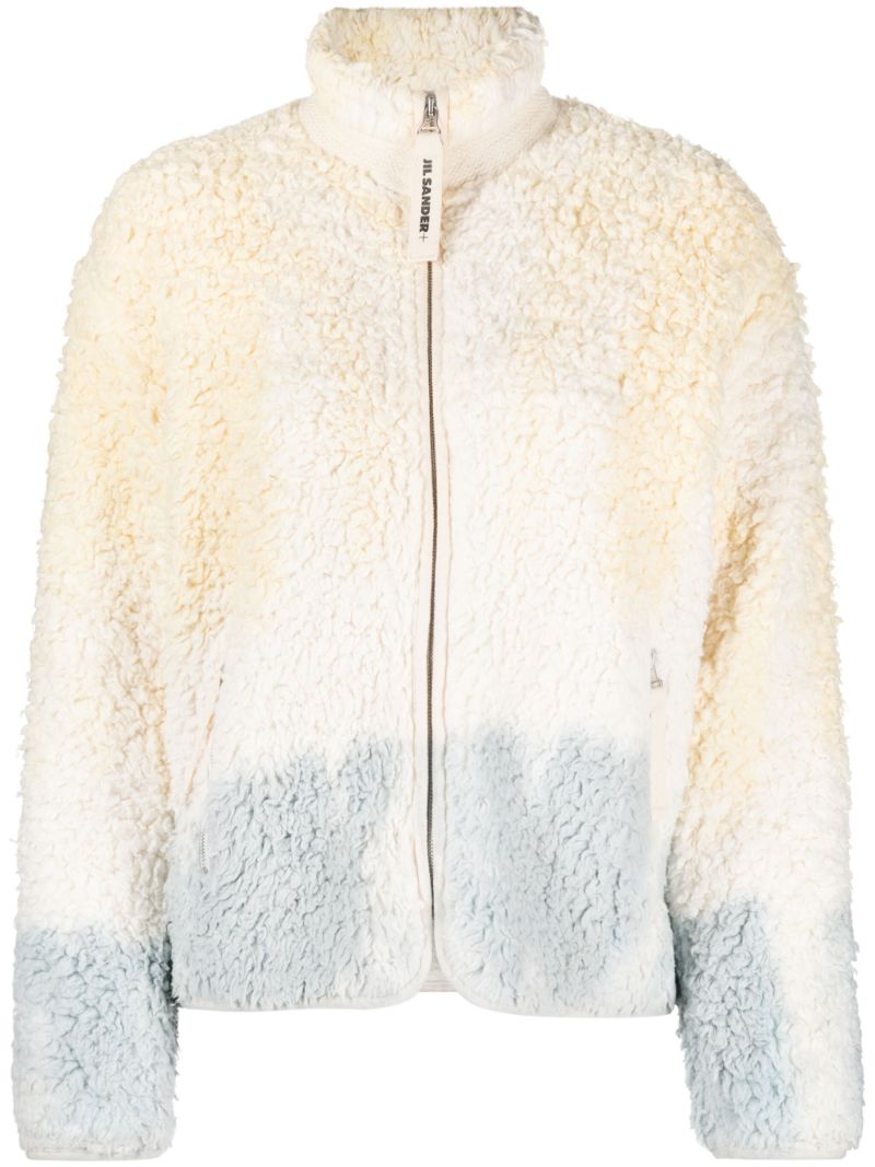 Neutral OmbrÃ_x0083_Â© Fleece Zipped Jacket