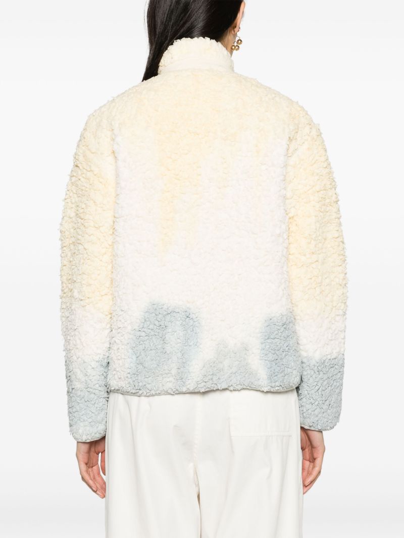 Neutral OmbrÃ_x0083_Â© Fleece Zipped Jacket