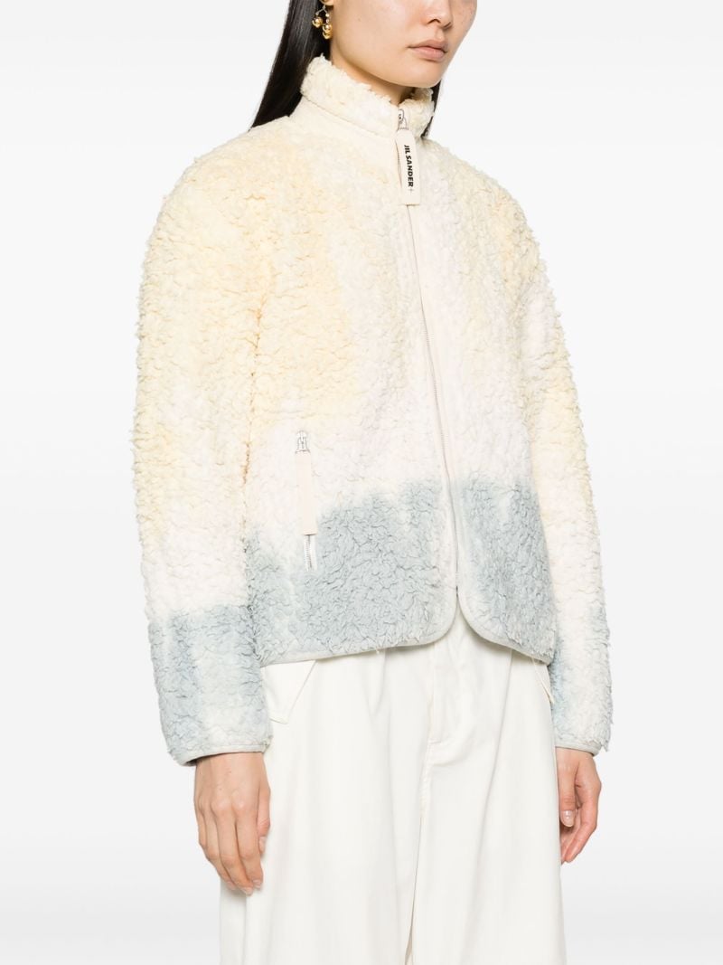 Neutral OmbrÃ_x0083_Â© Fleece Zipped Jacket