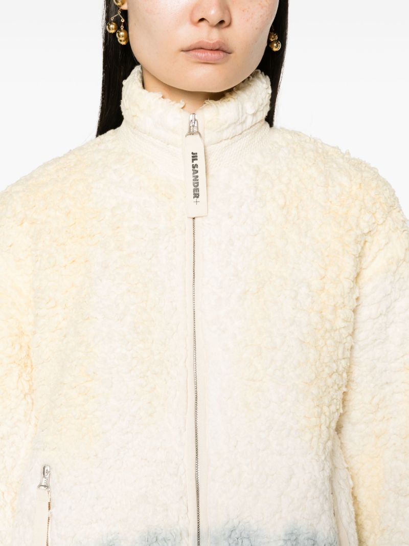 Neutral OmbrÃ_x0083_Â© Fleece Zipped Jacket
