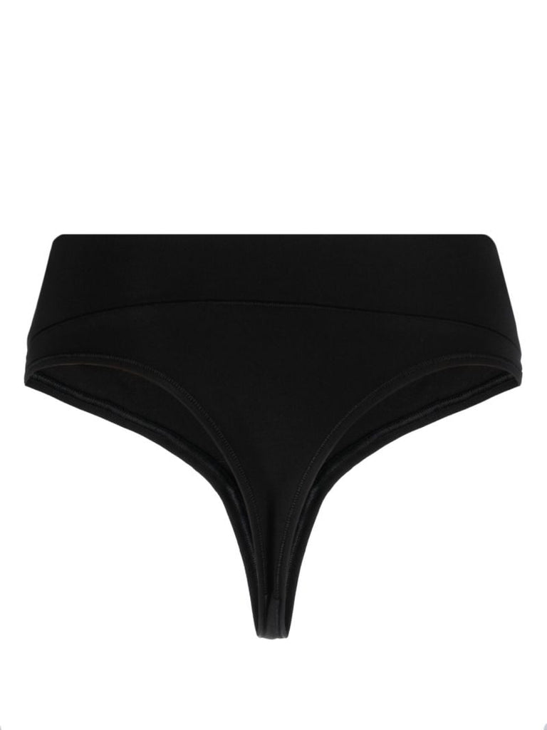 Black Control High-waist Thong