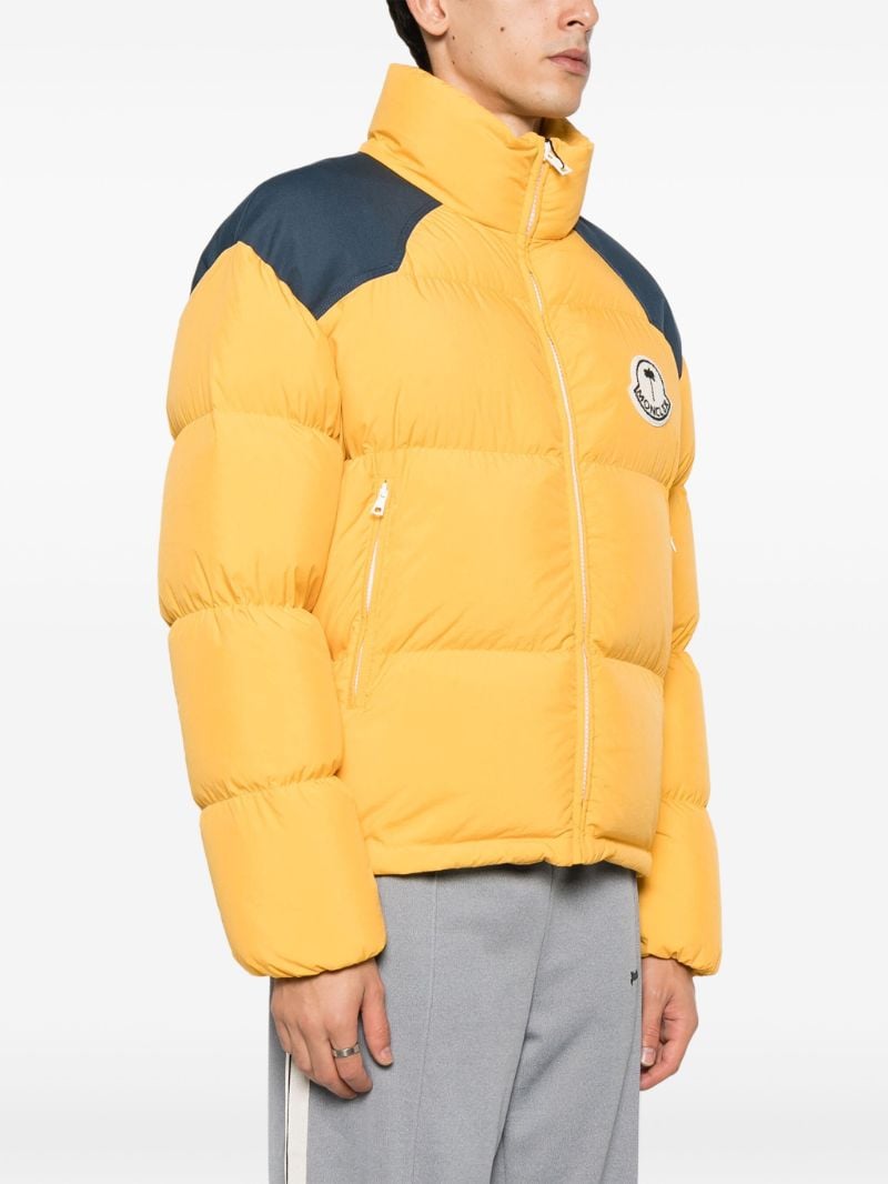 X Palm Angels Yellow Down Jacket