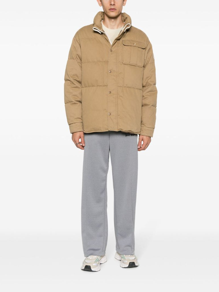 Brown High-neck Padded Jacket