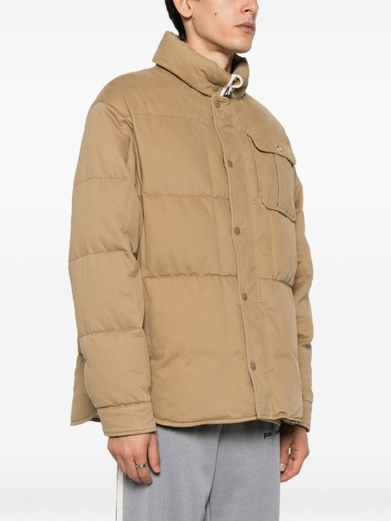 Brown High-neck Padded Jacket