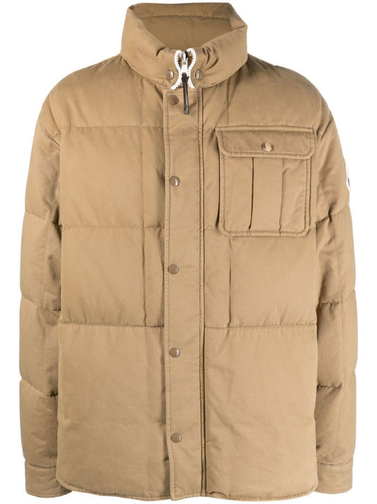 Brown High-neck Padded Jacket