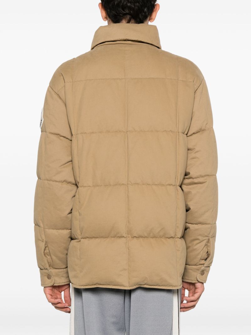 Brown High-neck Padded Jacket
