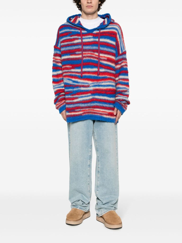 Red Striped Hoodie