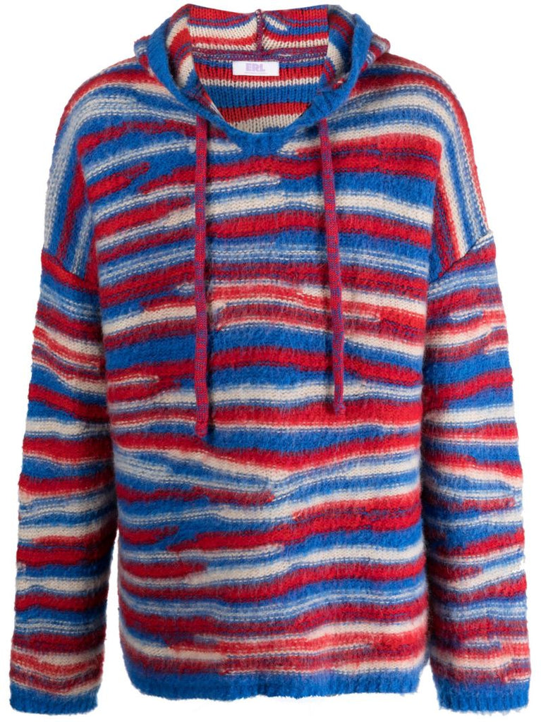 Red Striped Hoodie