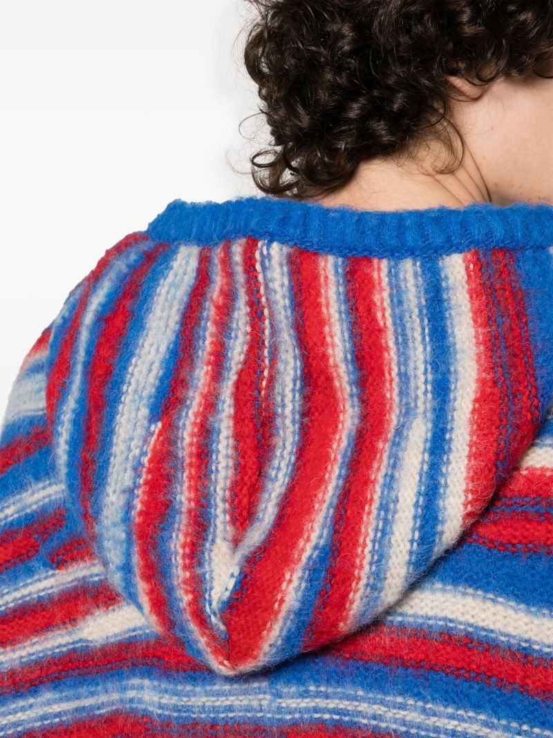 Red Striped Hoodie