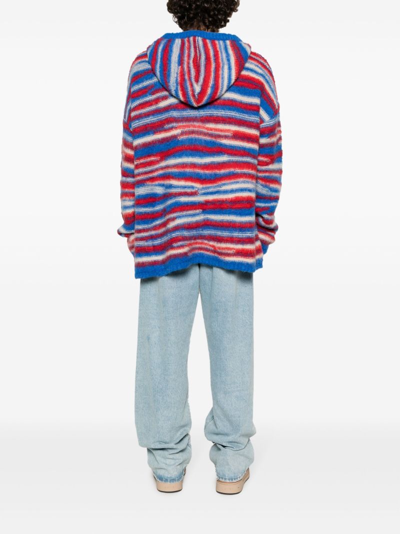 Red Striped Hoodie