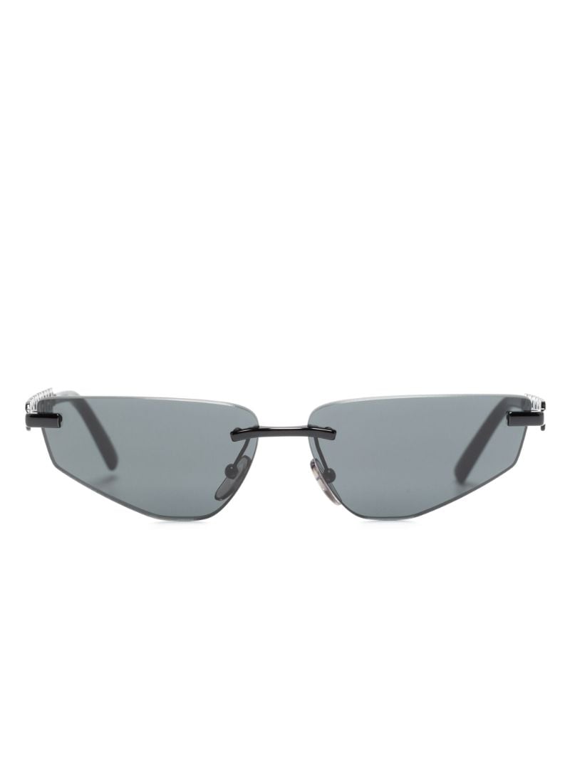 Black Dg Essentials Geometric-frame Sunglasses