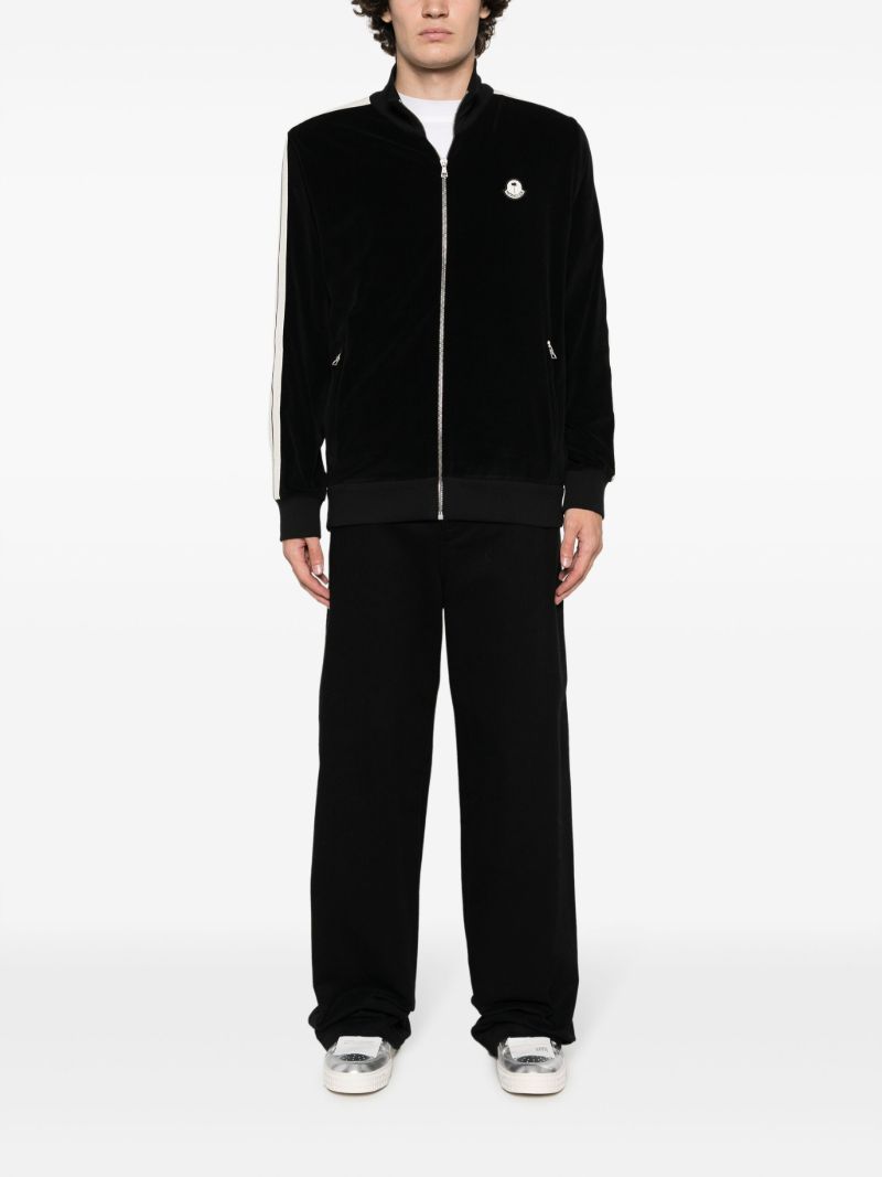 X Palm Angels Black Side-stripe Jacket