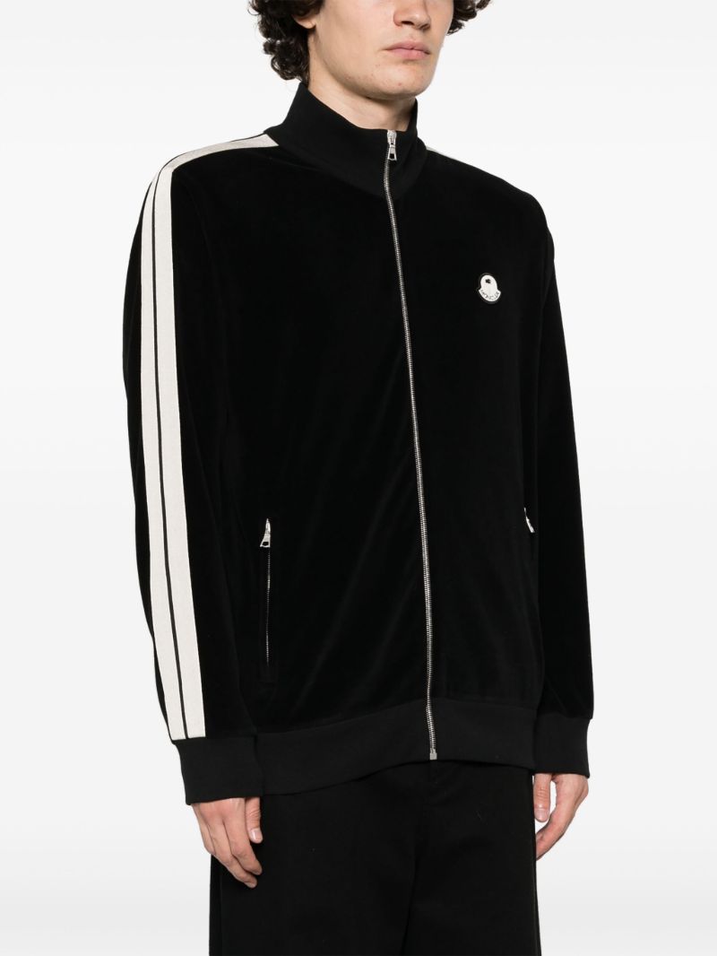 X Palm Angels Black Side-stripe Jacket