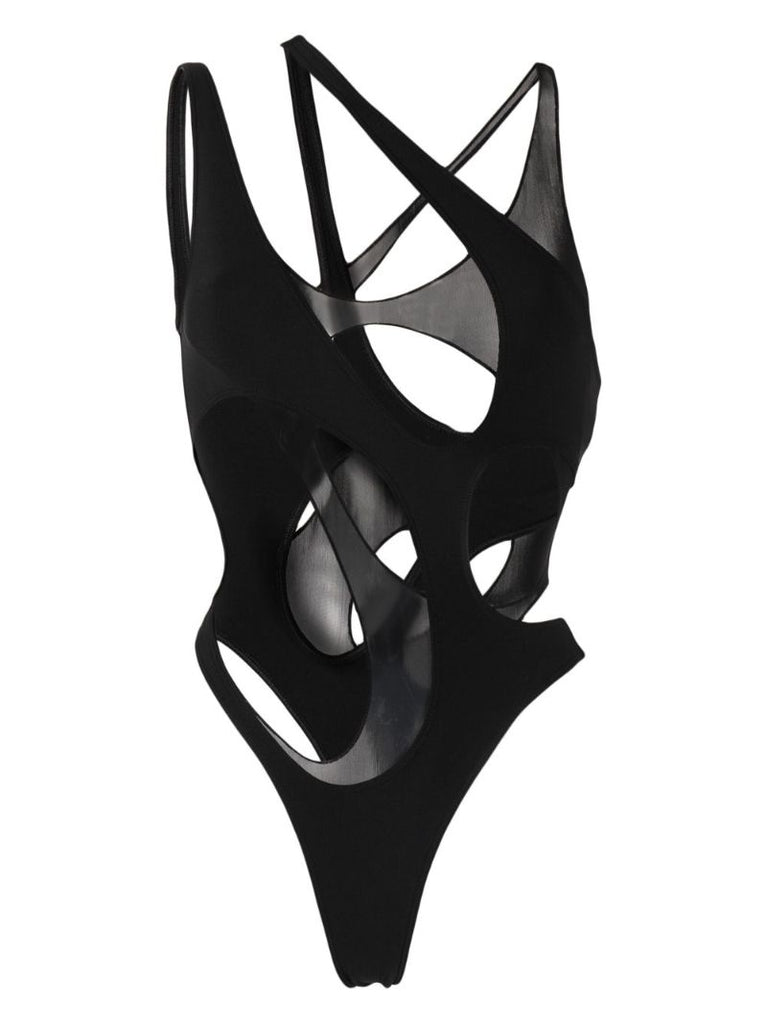 Cut-out Thong Swimsuit